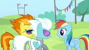 Rainbow aceita treinar com os Wonderbolts.