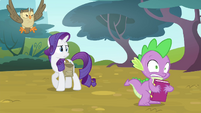 Rarity catches Spike in the act S4E23