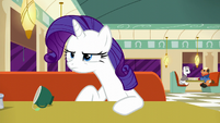 Rarity looking annoyed S6E9