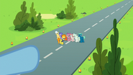 S06E24 Rainbow Dash pokazuje Twilight, gdzie jest Spitfire