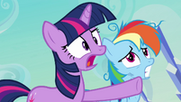 Twilight trying to keep calm S3E12