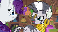 Zecora "the feathers of that bird" S8E11