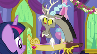 "She just won a medal for Equestria's sake."