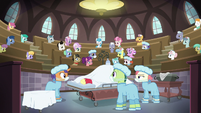 Full view of Ponyville Hospital surgery theater S6E23