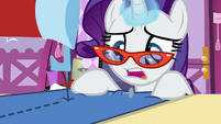 Rarity "everything feels a bit 'less than'" S9E19