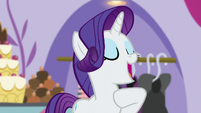 Rarity "is inspired by the window" S5E14