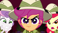 Scootaloo focuses her hardest on the game SS11