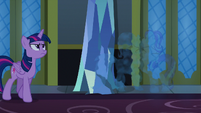 Twilight Changeling approaches invisible Starlight and Trixie S6E25