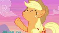Applejack starting to get excited S6E14
