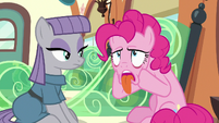 Pinkie Pie going "bleh" S7E4