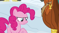 Pinkie thinks Rutherford's story doesn't make sense S7E11