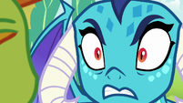 Princess Ember tells Thorax to stop talking S7E15