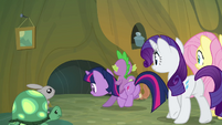 The mane cast leaving the critters' home S3E03