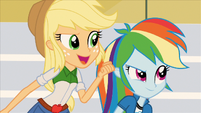 Applejack "The Rainbooms are the band to beat" EG2