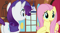 Fluttershy thanks her friends for recommendations S7E5