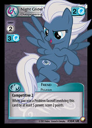 Night Glider, Overpowering card MLP CCG