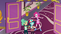 Pinkie Pie bursts into the buffet room EGSB