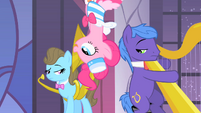 Pinkie Pie talking while on ceiling S1E26