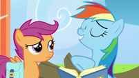 Rainbow Dash tooting her own horn S7E7
