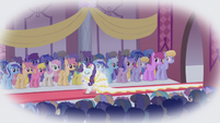 Rarity, in her fantasy about the Gala.