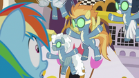 Sombrafied Wonderbolts block RD's path S9E2