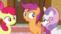Scootaloo, pretty excited.