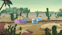 Trixie trudging through the desert S8E19