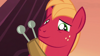 Big Mac touched by Apple Bloom's words S5E17