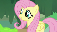 Fluttershy with an adorable smile S7E20
