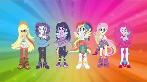 Equestria Girls Cafeteria Song My Little Pony Friendship Is Magic Wiki Fandom - my little pony remix roblox id