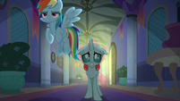 Ocellus nervously walks toward Twilight's office S8E16