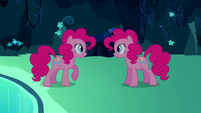 Pinkie meeting her clone.