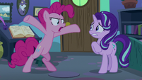 Pinkie Pie shouting "nothing!" S8E3