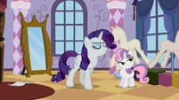 "Sweetie Belle watch your tone. I am still your big sister."
