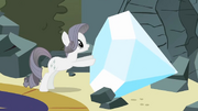 Rarity with her "diamond" S2E1