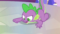 Spike knocking on the map's surface S6E12