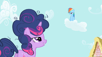 Please, they wont accept a Pegasus who can't even keep the sky clear for one measly day.