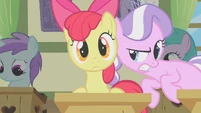 Apple Bloom and Diamond Tiara "psst!" S01E12