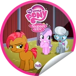 A sticker of an image from the episode from GetGlue