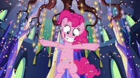 Pinkie Pie baring a big party grin S6E1