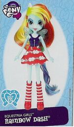 Rainbow Dash Equestria Girls doll pamphlet