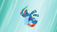 Rainbow Dash falling through the air S6E7