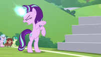 Starlight furiously charging her magic S8E15