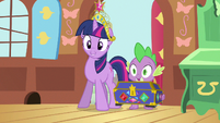 Twilight & Spike the cue S3E13