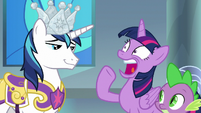 Twilight Sparkle gasping with shock S9E4