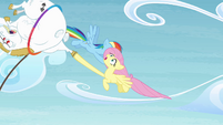 Bulk and Fluttershy gets flung away S4E10