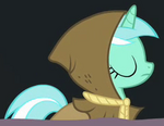 Lyra Heartstrings as a unicorn pony tribe member.