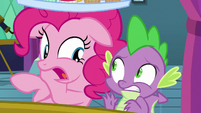 Pinkie "you didn't tell me this was a pity party!" S8E2