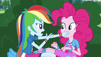 Rainbow Dash "we're trying to eavesdrop EG3