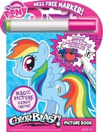 Coloring book with no mess marker